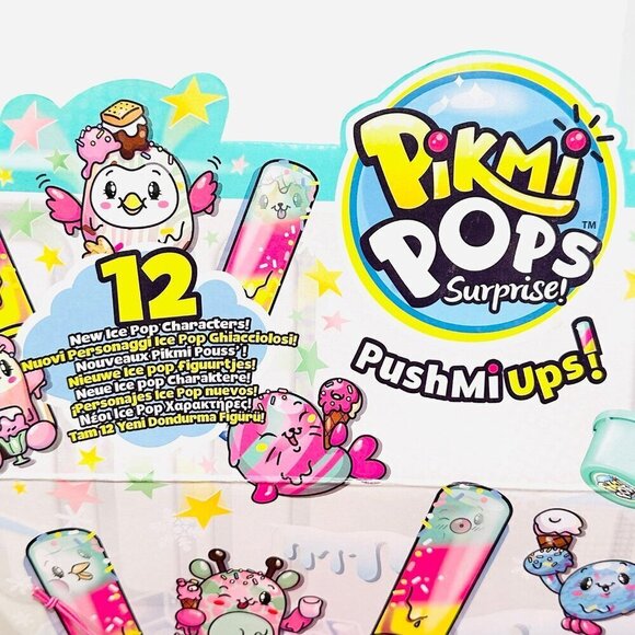 Pikmi Pops Surprise! PushMiUps set of 19 w/ Display Case, Collector Cards & More - Picture 2 of 8